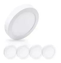 Panel Led 18w Sobreponer Luz Blanca Pack X 6 Certificada