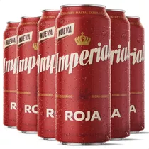 Cerveza Imperial Roja Lata Pack X6 Unidades