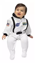 Disfraz Para Bebe Astronauta Traje Blanco Talla 6 A 12
