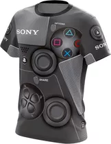 Remera Sony Playstation 4 Full Print - Sublimadas Personaliz