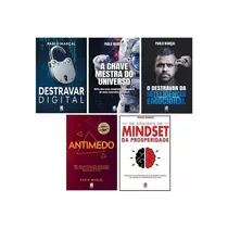 Kit Com 5 Livros Pablo Marçal - Antimedo, Destravar Digital, Os Códigos Do Mindset, Destravar Da Inteligencia Emocional E A Chave Mestra Do Universo