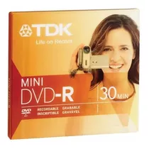 Mini Dvd-r Tdk Grabables 1.4gb 60 Min Lp Filmadoras X200u