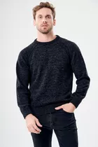 Sweater De Hombre Pullover Cuello Redondo Abrigado