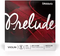 D'addario Prelude Cuerda Mi (e) Para Violín Tensión Media