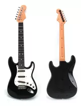Guitarra Elétrica Infantil Premium Cordas De Aço+ Relógio