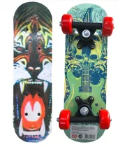 Skate Patineta Madera Infantil Doble Cola 43x12.5 Cm Bigshop