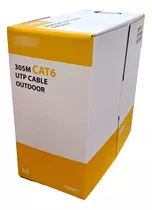 Bobina De Cable Utp Dahua Cat6 305m Exterior 100% Cobre