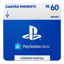 Gift Card Playstation Store 60 Reais Psn Plus Ps4 Ps5 Br