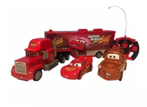 Trailer Mack Radiocontrol + Rayo Mcqueen Y Mate De Fricción