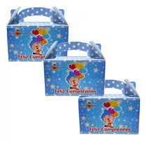 Caja Para Dulces Sorpresa Plimplim X6 Unidades Cumpleaños