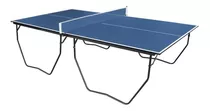 Mesa De Ping Pong Deportes Brienza Gold Fabricada En Melamina Color Azul