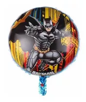 Globo Metálico Redondo Batman