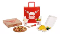    Food Delivery Set   Pretend  Toy Tacos Pizza Noodles...