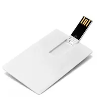 1 Pen Drive Pencard 8gb Cartão Branco Pen Card