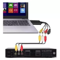 Placa De Captura Video Usb Audio Video Notebook Pc Vhs Dvd