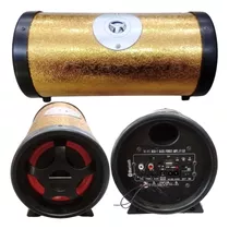 Corneta Amplificada Subwoofer Hisux Mp3 Radio Fm Usb Tf 