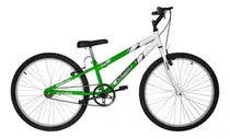 Bicicleta Aro 26 Bicolor Rebaixada Sem Marcha Masculino Cor Verde Kw