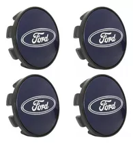 Juego 4 Centros De Llanta Ford Focus Ecosport Fiesta. 55mm