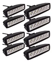 Pack De 8 Focos Led Para Auto - Neblineros Led Y Barra Led 4