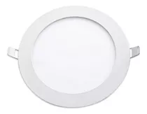 Panel Embutir Led 12w Redondo Luz Dia Plafon Candela Color Blanco Redondo Blanco Frío