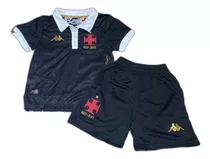 Camisa E Calção Infantil Do Vasco 2023/24 - Envio Imediato