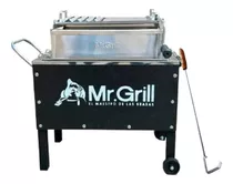 Caja China Mr Grill Mediana Jr Black + Parilla + Atizador