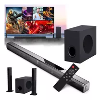 Barra De Sonido Con Subwoofer 2.1 Cine En Casa Bluetooth Tv