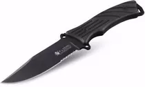 Cuchillo Trento Comando Black Zytel 11cm Total 24cm Inox 420