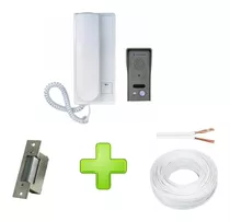 Kit Portero Eléctrico Electrofón + Cerrojo + 20 Mts Cable