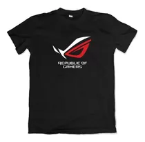 Remera Republic Of Gamers Asus Varios Colores Algodon Unisex