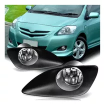 Kit Neblineros Toyota Yaris Sedan 2006 2013 Bisel Negro