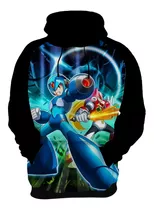 Blusa Moletom Mega Man Megaman Série Jogo Nintendo Hd 3