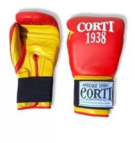 Guantes Boxeo Corti 14 Oz Cuero ,  Kick Boxing Profesionales