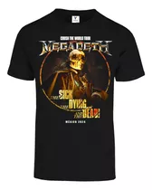 Playeras Megadeth Full Color - 15 Modelos Disponibles
