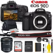 Camara Canon Eos 90d Dslr+ Lente 10-18mm+ Kit