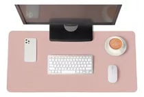 Mouse Pad Grande 90x40 Tapete Mesa Fino Preto Notebook Gamer Cor Rosa