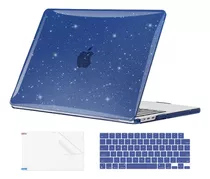 Hardcase Brillosa Para Macbook Air M2 13 Pulgadas Azul