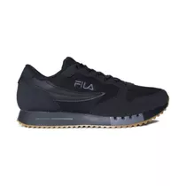 Zapatillas Fila Euro Jogger Sport Color Negro - Adulto 45 Ar