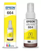 Refil  De Tinta Amarelo T664120-al Epson  Original