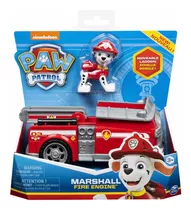 Paw Patrol Marshall Fire Engine Carro Y Mascota Original