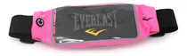 Riñonera Running Deportiva Con Visor Everlast Impermeable Color Fucsia Diseño De La Tela Liso