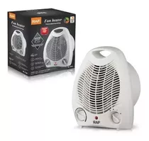 Estufa Raf 2000w Termostato Calefactor Ventilador 2 Niveles Color Blanco