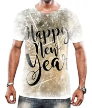 Camisa Camiseta Feliz Ano Novo Happy New Year 2022 Férias 21