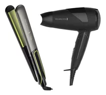 Planchita De Pelo Remington S12a + Secador Pelo D1500 2000 W