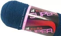 Estambre Ku-ku Super Tubo De 200 Gramos Color Media Noche