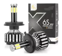 Luces Turbo Led Para Auto X6s 6 Caras 68000lm H4  Con Canbus