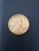 Moneda One Cent Lincoln Wheat Penny Estados Unidos 1944
