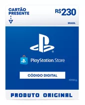 Gift Card Playstation Store 230 Reais Psn Plus Ps4 Ps5 Br