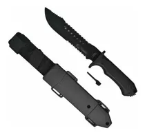 Cuchillo Táctico Para Camping Con Pedernal 25usd