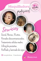 Maquilladora Profesional - Servicio Integral 